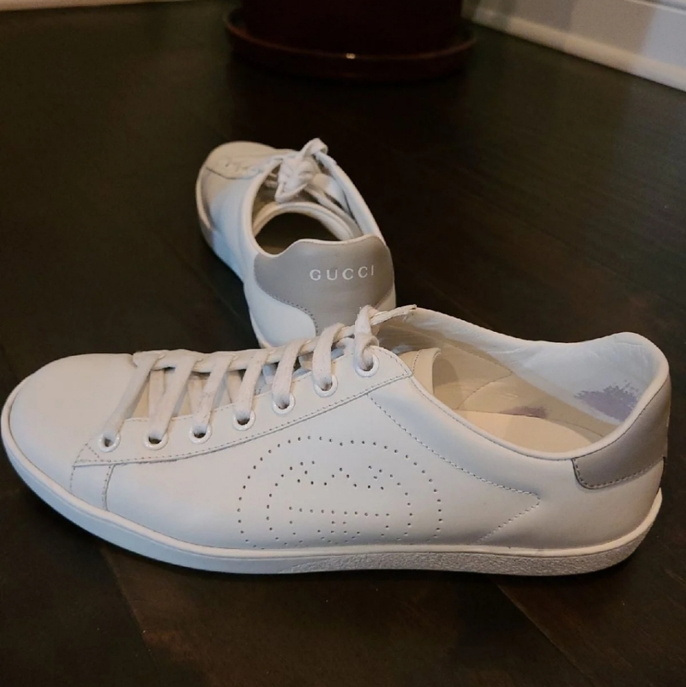 Gucci ace perforated sneakers